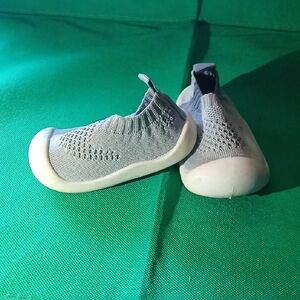 Kids Gray Slip-On Shoes